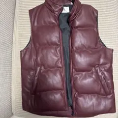 tk. バーガンディ ダウンベスト