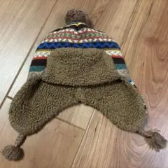 ベビーギャップ baby GAP ニット44㎝ ベビー帽子 耳あて付き 冬 防寒