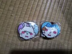 ちいかわ ハートのラバーマスコット モモンガ ハチワレ