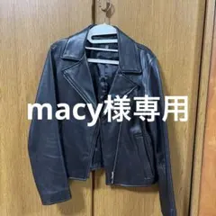 ブラックレザーライダースジャケット