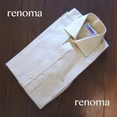 未使用品　レノマ　RENOMA　U.P　形態安定シャツ　ベージュのサムネイル