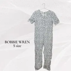 BOBBIE WREN 花柄オールインワン 半袖 サロペット 夏秋