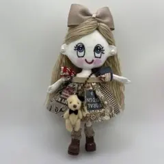 ハンドメイド❉ドールチャーム＆うさぎチャーム❉バッグチャーム