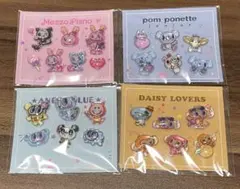 ナルミヤキャラクターズ　　セブンイレブン　ぷっくりシール4種類　コンプリート