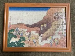 富嶽三十六景　諸人登山　ジグソーパズル完成品　葛飾北斎