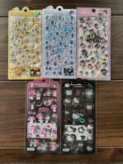 ボンボンドロップシールセット 5枚セット【正規品】 ディズニー・サンリオ他