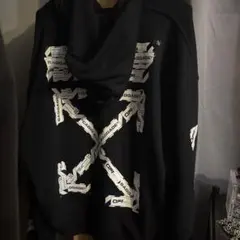 OFF-WHITE ブラック パーカーのサムネイル