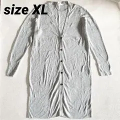 a0177【UNIQLO/ユニクロ】ロングカーディガン/薄手/日焼け冷房対策旅行