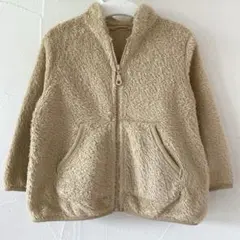ユニクロ　UNIQLO キッズ ファーリーフリースフルジップジャケット
