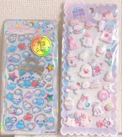 正規品 あわわちゃん 光るジュエルプチドロップシール マシュマロシールセット