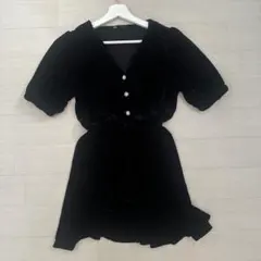 ZARA ザラ　ミニワンピース　ブラック