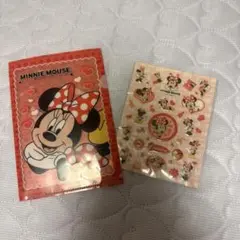 ミニーマウス ファイル　シールセット
