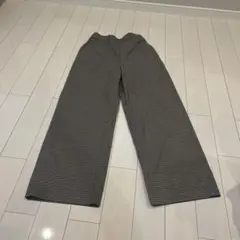 ハイウエストワイドストレートパンツ