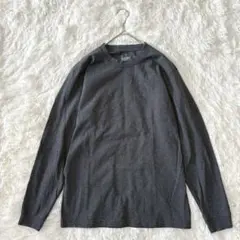 MUJI 無印 クルーネックカットソー ロンT シンプル 綿100% E8811