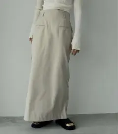 anuke アンヌーク Twill Pocket Skirt ベージュのサムネイル