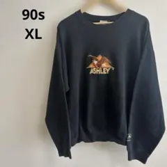 90s ASHLEY XL刺繍 スウェット champion GAP