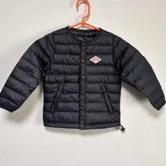 美品 DANTONダウンジャケットダウンコート S ブラック 100㎝ 軽量 黒