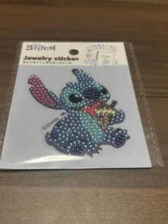 スティッチ ラインストーンダイカットシール