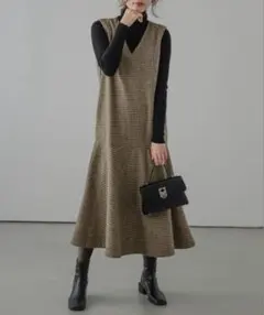 【SUGAR BISKET】ウール混ジャンパースカート Mサイズ