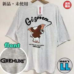 新品　ギズモ　グレムリン　Tシャツ　サガラ刺繍　メンズ　淡白　LLサイズ