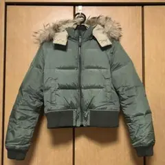 ラクーンファー付き ダウンジャケット