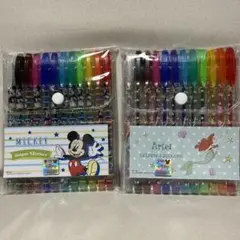 ディズニー　アリエル　ミッキージェルペン2点セット
