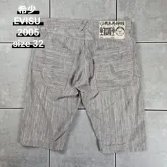 希少 EVISU 2005 stitch cotton shorts