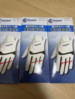 Cleveland クリープランド　ゴルフグローブ 25cm 3個セット