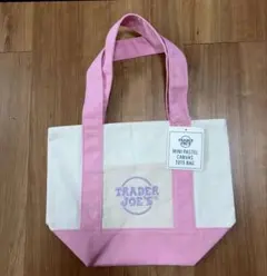 【新品未使用】トレジョ パステル ミニトート （ピンク）のサムネイル