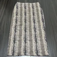 【新品未使用】ANAP タイトスカート　クロコダイル柄