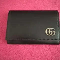 GUCCI GGマーモント 名刺入れ カードケース ブラックのサムネイル