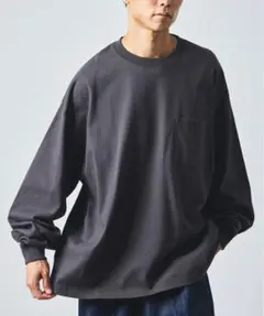 Heavyweight ビッグシルエット クルーネック ロングスリーブTEE