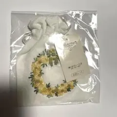 近沢レース　巾着ポーチ　刺繍　小物入れ　ミモザ　花柄のサムネイル