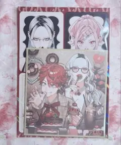 ジャンプSQ 3月号 付録 特典 極楽街 ミニ色紙風カード A5片面