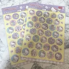 【新品】ハローキティ　キティー　ごほうびシール　2枚セット　サンリオ　シール