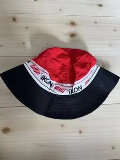【美品】iKON バケットハット 赤と黒