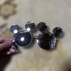 ミッキー型ミラーサングラス