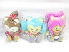 中古 ドラゴンクエストX ふうせん三姉妹ぬいぐるみ プー クー リポ 3体セット ドラゴンクエストX ふうせん三姉妹ぷーちゃん リポちゃん ぬいぐるみ
