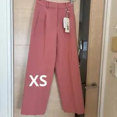 【新品・未着用】PLST ピンク　ワイドパンツXS