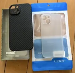 未使用近い・iPhone15】ＬｏｏＣｏアラミドケース＆memumi 極薄ケース