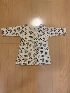 【美品】プチバトー　花柄ワンピース18m/81cm