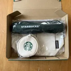 【新品未使用】スタバ 晴雨兼用アンブレラ クリアポーチ バッグインバッグのサムネイル