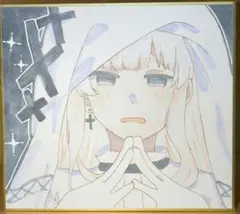 手描きイラスト アナログイラスト 魔法少女ノ魔女裁判 氷上メルル まのさば