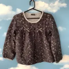 BeBe グレー 長袖トップス 100 L