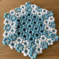 ぷっくり花座布団