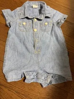GAP デニム風 ロンパース 0-3months 50cmのサムネイル