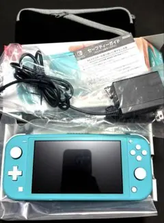 Nintendo Switch Lite ターコイズ 本体　ケース　箱付