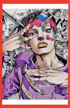 荒木飛呂彦原画展(ジョジョ展)限定ポスター/岸辺露伴 JOJO 高級複製原画 荒木飛呂彦原画展 岸辺露伴 - メルカリ