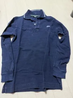 ラコステ　ポロシャツ　長袖　ネイビー