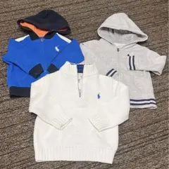 Ralph Lauren パーカーなど3点　サイズ24M.12M.80cm